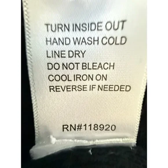 LUCY PARIS Black Top Sheer Mesh Sleeves Women’s Small - Picture 6 of 6